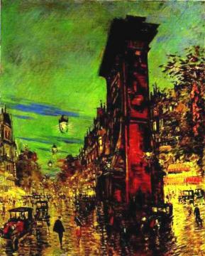 Paris. Saint Denis Arc Artwork by Constantin Alexeevich Korovin