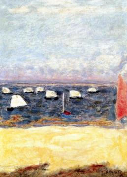 Sailboats, Racing Artwork by Pierre Bonnard