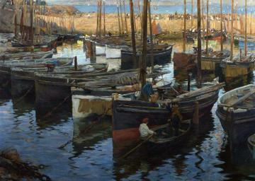 The Safe Anchorage Artwork by Stanhope Alexander Forbes