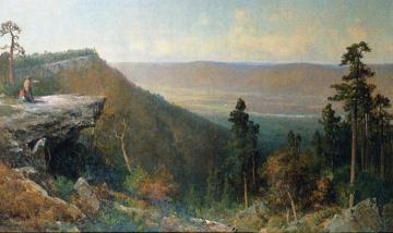 Hudson River Valley from the Catskill Mountain House Artwork by Thomas Hill