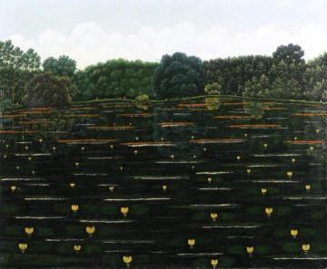 Pond with Waterlilies Artwork by Camille Bombois