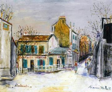 Cabaret Au Lapin Agile Artwork by Maurice Utrillo