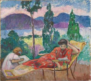 Terrace In Cannes Artwork by Henri Lebasque