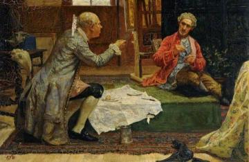 The Model's Luncheon Artwork by Edward Frederick Brewtnall