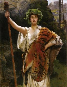 The Priestess Of Bacchus Artwork by John Maler Collier