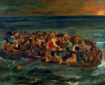The Shipwreck of Don Juan Artwork by Eugène Delacroix