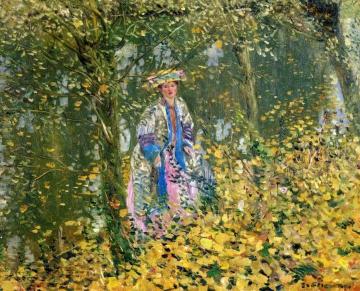 Late October Artwork by Frederick Carl Frieseke