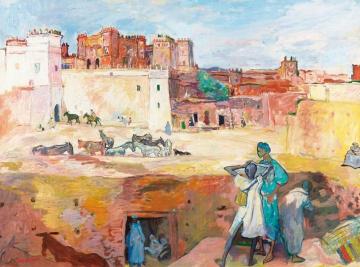 The Kasbah of Animiter Artwork by Edy Legrand