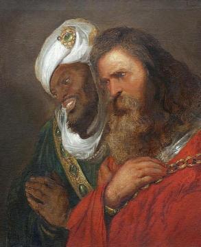 Guy of Lusignan and Saladin Artwork by Jan Lievens