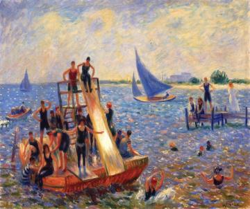 The Raft Artwork by William James Glackens