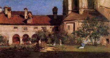 The Cloisters Artwork by William Merritt Chase