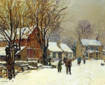 Winter at the Farm Artwork by Edward Willis Redfield
