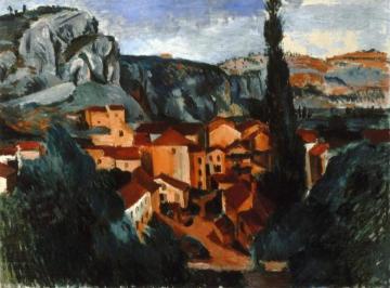 A Village Artwork by Andre Derain