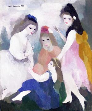 The Children of the Chateau Artwork by Marie Laurencin