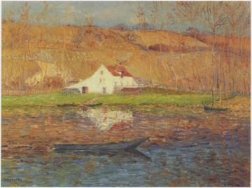 By the Loing River Artwork by Gustave Loiseau
