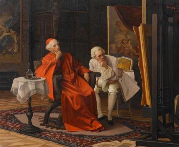 The Connoisseurs Artwork by Alois Heinrich Priechenfried
