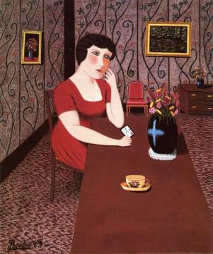 The Letter of Mourning Artwork by Camille Bombois