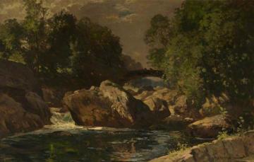 Pont-y-Pair, Bettws-y-Coed Artwork by Thomas Edwin Mostyn
