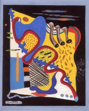 Abstraction in High Key Artwork by Stuart Davis