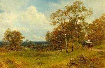 On Ripple Common, Worcestershire Artwork by David Bates