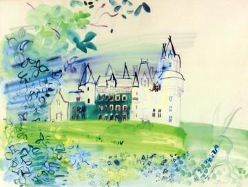Chateau In The Park Artwork by Raoul Dufy