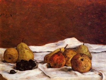 Pears and Grapes Artwork by Paul Gauguin