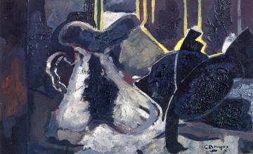 Pitcher and Pigeon Artwork by Georges Braque