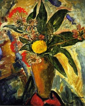Still LIfe with Vase and Flowers Artwork by Alfred Henry Maurer