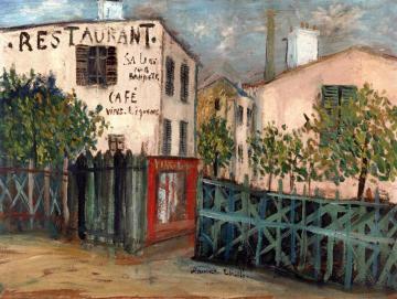 A Corner of the Butte Montmartre Artwork by Maurice Utrillo