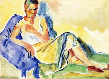 Leba Artwork by Hermann Max Pechstein