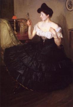 La Crinoline Artwork by Richard Edward Miller