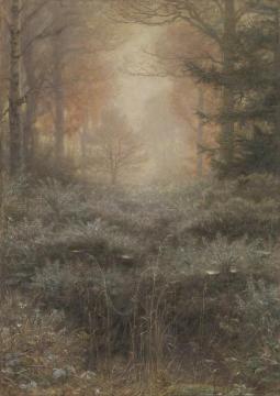 Dew-Drenched Furze Artwork by Sir John Everett Millais