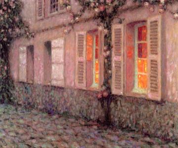 The Facade of Gerberoy Artwork by Henri Le Sidaner