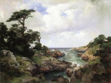 Monterey Coast Artwork by Thomas Moran