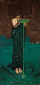 Circe Invidiosa Artwork by John William Waterhouse