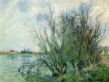 Willows, Banks of the Oise Artwork by Gustave Loiseau