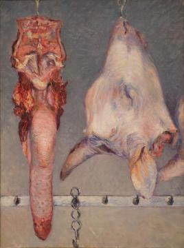 Calf's Head And Ox Tongue Artwork by Gustave Caillebotte