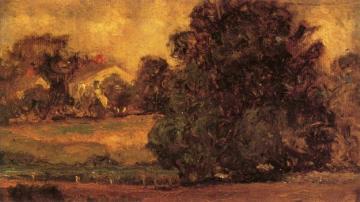 A Connecticut Landscape Artwork by Ernest Lawson