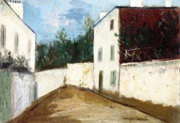 Street in Montmartre Artwork by Maurice Utrillo