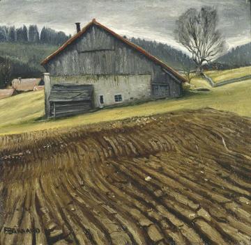 Landscape Artwork by Francois Emile Barraud