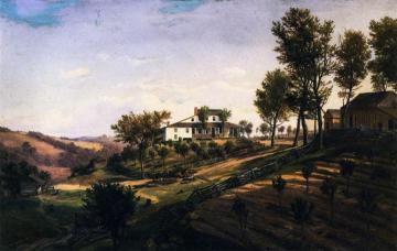 Hubbard Farm of Dana on Chapline Hill Artwork by Herman Lungkwitz