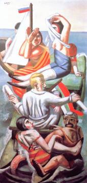 The Barque Artwork by Max Beckmann