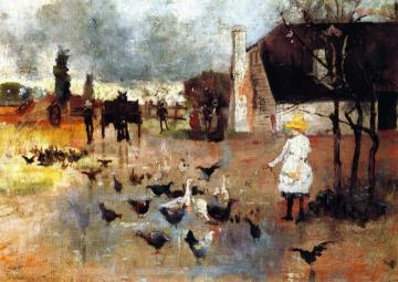 Tea-Time Artwork by Charles Conder