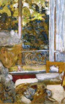 Madame Vuillard In The Breakfast Room At La Toquade Artwork by Edouard Vuillard