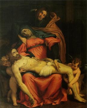 Pieta Artwork by Lorenzo Lotto