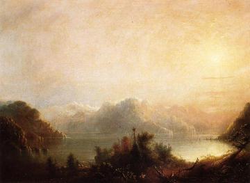 Mountain Lake Artwork by Alfred Jacob Miller