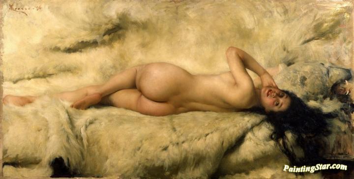 Nuda Artwork by Giacomo Grosso