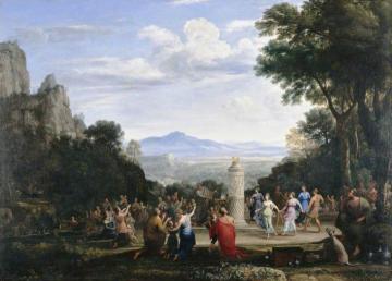 The Adoration of the Golden Calf Artwork by Claude Lorrain
