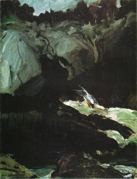 Gorge and Sea Artwork by George Wesley Bellows
