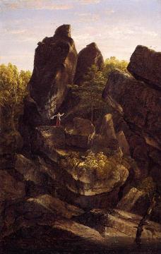 A Rocky Glen Artwork by Thomas Cole